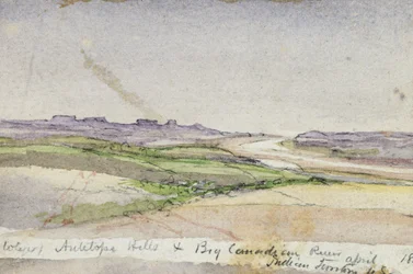 Antelope Hills und Big Canadian River, 1869
