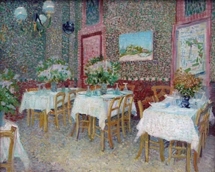 Innenansicht eines Restaurants, 1887