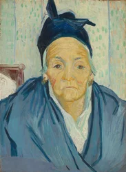 Eine alte Frau aus Arles
