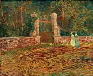 Eingang zum Park Voyer d’Argenson in Asnières
