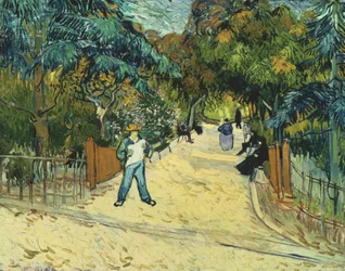 Eingang zum öffentlichen Garten in Arles