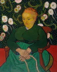 La Berceuse Frau wiegt eine Wiege, Augustine-Alix Pellicot Roulin, 1851-1930, 1889