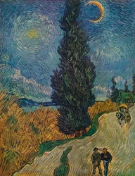 La Route Aux Cypres, 1890