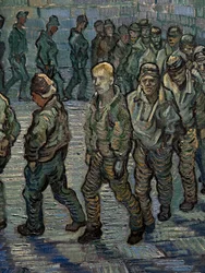 Der Gefängnishof (Detail)