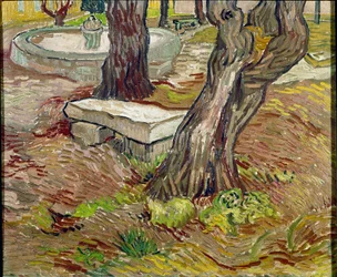 Der Park des Saint-Paul-Asyls in Saint-Remy