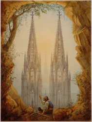 Vision der vollendeten Türme