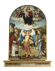 Madonna mit Kind in Herrlichkeit