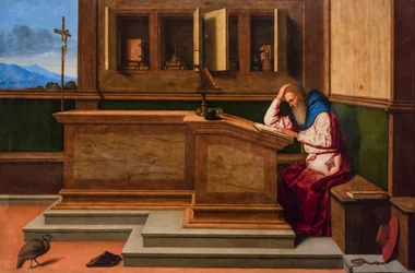 Der heilige Hieronymus in seinem Studierzimmer, um 1515-1520