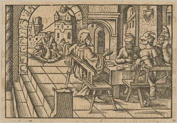 Christus am Tisch mit Zöllner und Sünder