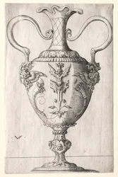 Entwurf für eine Vase