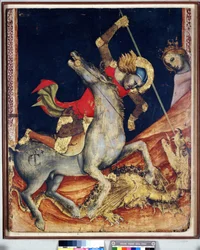 Heiliger Georg tötet den Drachen