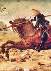 Detail von St. Georg tötet den Drachen, ca. 1502-07 (Detail)