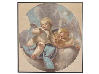 Fresken von Engeln, ursprünglich aus der St. Augustinus Kirche