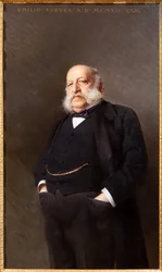 Fontanellato, Labirinto della Masone, Franco Maria Ricci Kunstsammlung: Porträt des Verlegers Emilio Treves