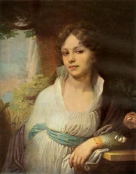 Porträt von Maria Iwanowna Lopuchina