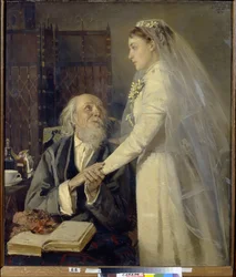 Vor der Hochzeit. Abschied