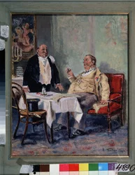 In einem Restaurant