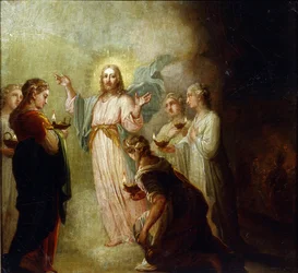 Das Gleichnis von den klugen und törichten Jungfrauen von Vladimir Lukich Borovikovsky