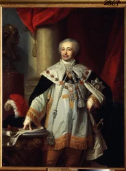 Porträt des Politikers und Vizekanzlers Alexander Kurakin (1752-1818)