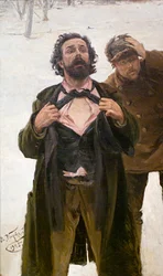 Studie für das Gemälde Blutiger Sonntag 22. Januar 1905, 1905