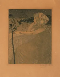 Meditation auf dem Balkon, 1899-1900