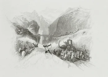 Hannibal überquert die Alpen