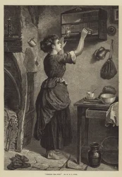 Die Haustiere füttern