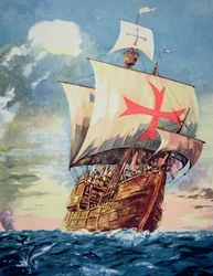 Die Santa Maria bringt Christoph Kolumbus 1492 nach Amerika