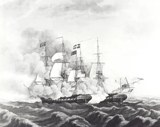 USS Constitution und HMS Guerriere