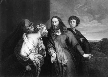 Jesus sagte: Wurden nicht zehn gereinigt? Wo sind die neun?, Mitte des 19. Jahrhunderts