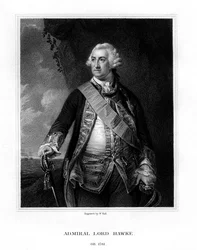 Edward Hawke, 1. Baron Hawke, britischer Admiral, 1833
