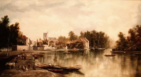 Ansicht von Twickenham, eines von einem Paar