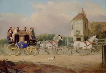 Stourbridge nach Birmingham Royal Mail Coach, 1842