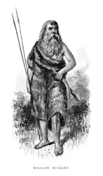 William Buckley, entflohener englischer Sträfling in Australien, 1886