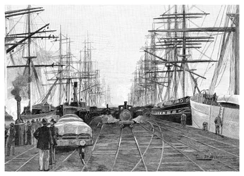 Hafen von Melbourne, Victoria, Australien