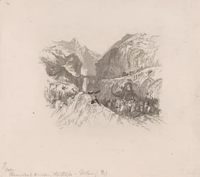 Hannibal überquert die Alpen (Vignette)