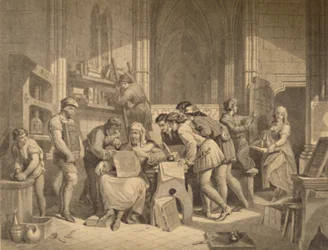 Einführung der Kunst des Druckens, 1886