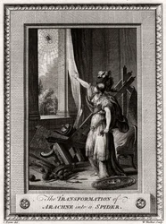 Die Verwandlung der Arachne in eine Spinne, 1775