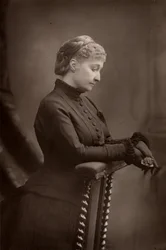 Die Kaiserin Eugenie (1826-1920) Witwe von Napoleon III. von Frankreich