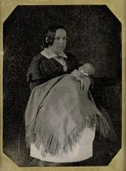 Mrs. Thomas Ustick Walter und ihr verstorbenes Kind, ca. 1846
