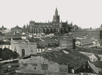 Die Kathedrale, Sevilla, Spanien, 1895