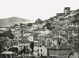 Ansicht der Stadt Gibraltar