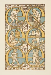 Reimwörter, die den Buchstaben E verwenden. Der Goldene Primer.