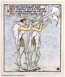 Trompeter mit Lilien, aus Queen Summer