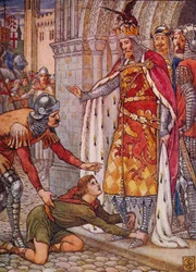 Der junge Owen appelliert an den König, 1911