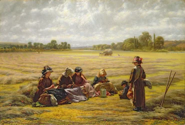 Erntende, die sich in der Sonne ausruhen, Berkshire, 1865
