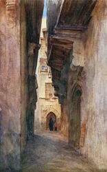 Ein Weg in der Nähe des Zuweyla-Tores