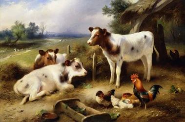 Freunde auf dem Bauernhof