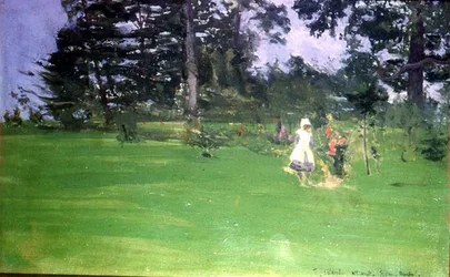 Figuren auf einem Rasen
