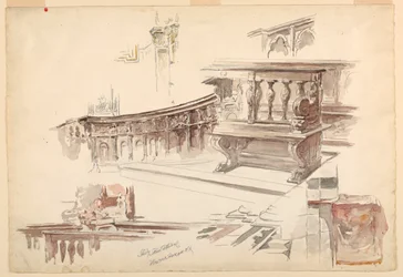 Studien der Kathedrale von Siena